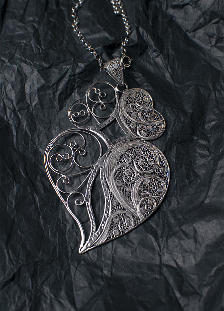 Кулон Сердце Вианы с цирконитом