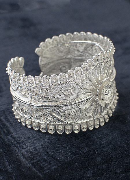 Браслет Филигрань серебро