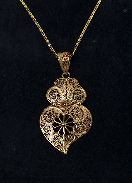 Кулон Сердце Вианы,  серебро 9g