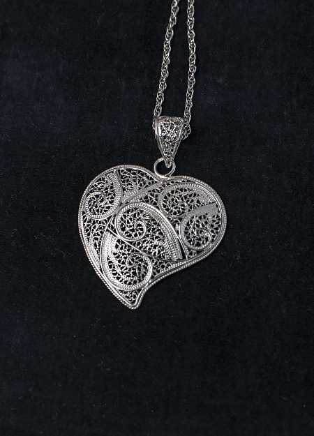 Сердце. Кулон с цепочкой